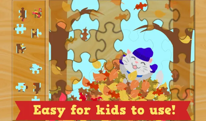 Thanksgiving Puzzles for Kids android App screenshot 1